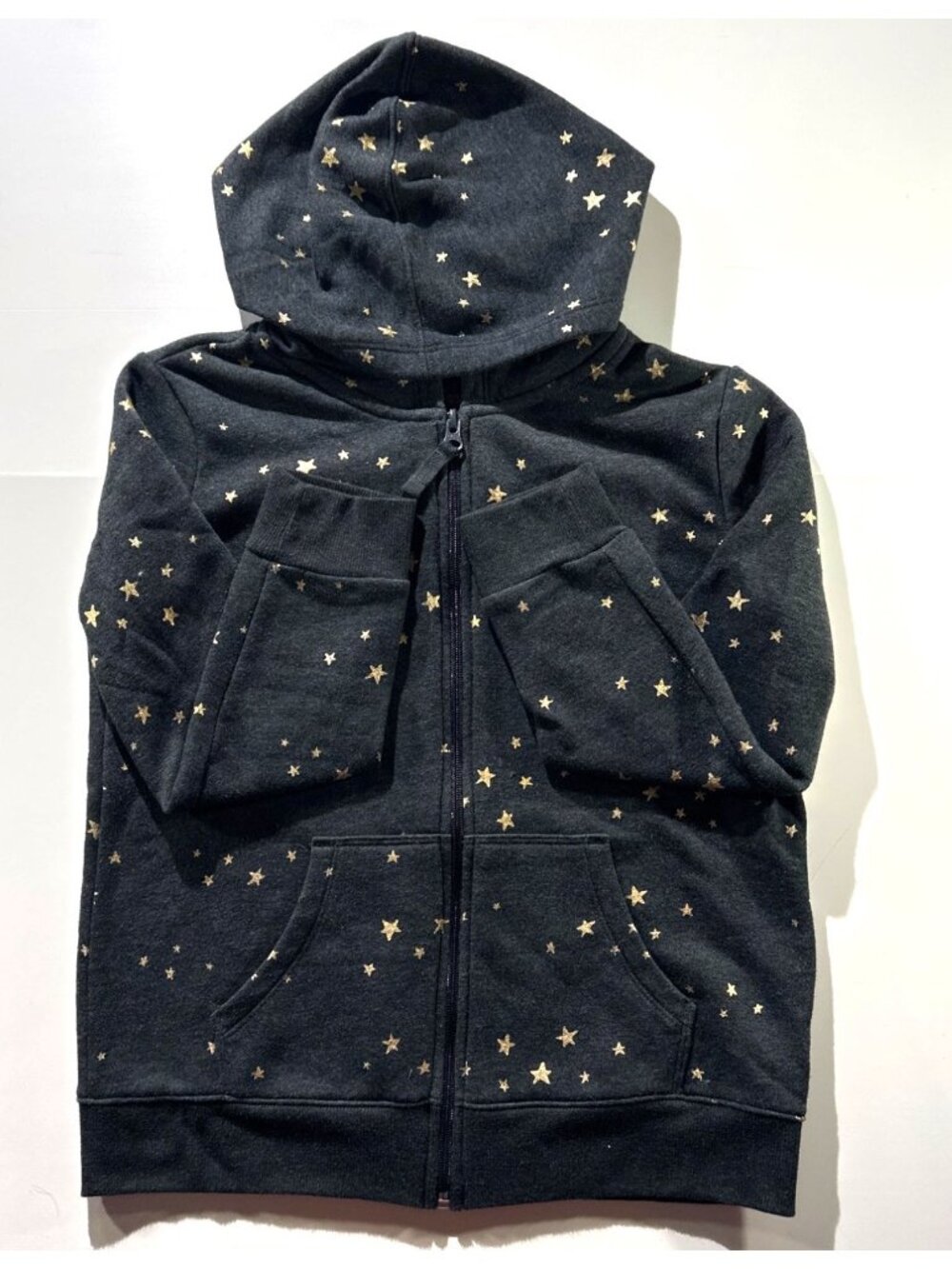 Cat & Jack Girls Star Print Zip-Up Hoodie - Picture 4 of 12